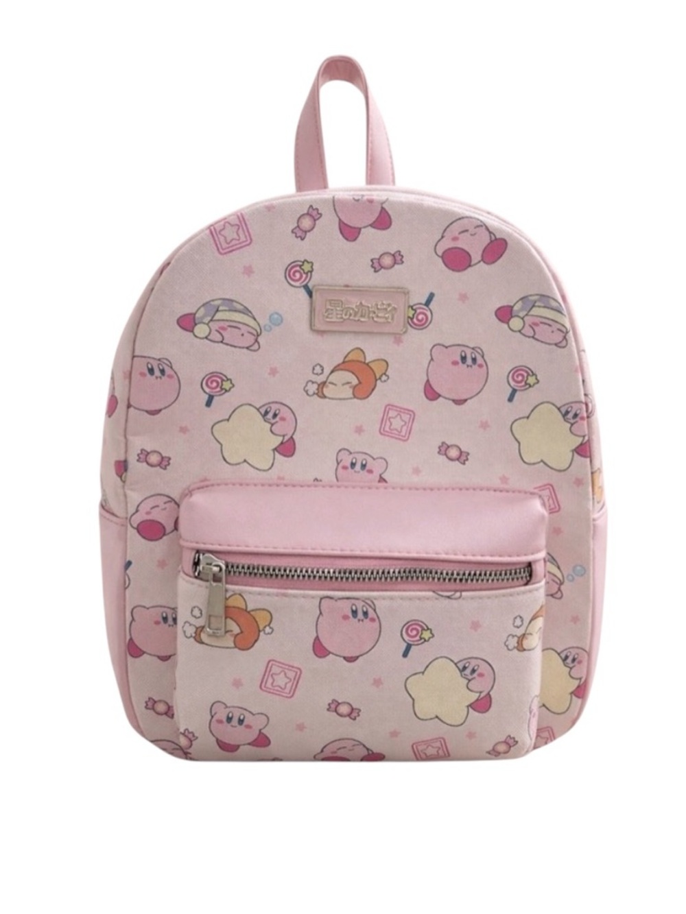 Nintendo Kirby of the Stars Mini Backpack Pink All Over Print Kawaii Video Game